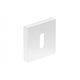 DOOR KEYHOLE SQUARE WHITE QUBIK