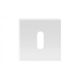 DOOR KEYHOLE SQUARE WHITE QUBIK