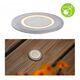 Ενσωματωμένο φωτιστικό δαπέδου LED 2.2W 15lm IP67 2200K 230V αλουμίνιο μέταλλο