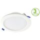 Ενσωματωμένο LED πάνελ GTV DENVER SAMSUNG, IP54, 20 W, 1800 lm, 4000 K, λευκό, O17.5 cm