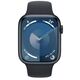 Apple Watch Series 9 (GPS) 45mm Midnight Blue Aluminum Case with Midnight Blue Sport Band, S/M (MR993)