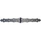 GATE HINGE DEC ZOF250 250X34X2.0 BLACK
