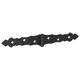 GATE HINGE DEC ZOF200 200X34X2.0 BLACK