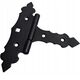 GATE HINGE DEC ZOF75 75X35X130X2.0 BLACK