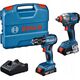 BOSCH ΣΕΤ COMBO 18V (GDX 18V-285 + GSR 185-LI) 2x2,0Ah L-CASE