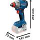 BOSCH ΣΕΤ COMBO 18V (GDX 18V-285 + GSR 185-LI) 2x2,0Ah L-CASE