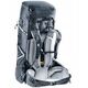 Τουριστικό σακίδιο Deuter Aircontact Pro 75+10 μαύρο