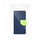 Θήκη FANCY Book για SAMSUNG S24 FE μπλε και λαχανί