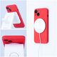 Θήκη SILICONE MAG COVER συμβατή με MagSafe για SAMSUNG S24 FE κόκκινο