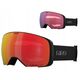 Χειμερινά γυαλιά GIRO COMP BLACK WHITE INDICATOR (Έγχρωμος καθρέφτης VIVID-Carl Zeiss EMBER 19-42% S2 + Έγχρωμος καθρέφτης VIVID-Carl Zeiss INFRARED 50% S1) (NEW 2024/2025)