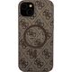 Guess Oryginalne Etui GUESS Hardcase GUHMP14SG4GFRW do iPhone 14 (Kompatybilny z Magsafe / 4G Ring classic logo / brązowy)