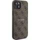 Guess Oryginalne Etui GUESS Hardcase GUHMP14SG4GFRW do iPhone 14 (Kompatybilny z Magsafe / 4G Ring classic logo / brązowy)
