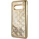 Guess Guess GUHCS10LPEOLGGO S10e G970 złoty /gold hard case 4G Peony Liquid Glitter uniwersalny