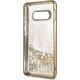 Guess Guess GUHCS10LPEOLGGO S10e G970 złoty /gold hard case 4G Peony Liquid Glitter uniwersalny