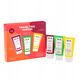 Σετ περιποίησης σώματος Q+A Travel Trio Bodycare, 3x 50 ml