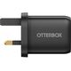 OB STANDARD UK WALL CHARGER 65W/GAN - 1X USB-C 45W + 1X USB-C 20