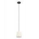 Pendant lamp EGLO FEBRES, 1xE27, 60W, black/white, O35cm, h110cm