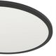 Ceiling LED lamp EGLO ROVITO-R IP44 20W 2700-6500K 2900lm black O50cm with remote control