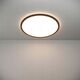 Ceiling LED lamp EGLO ROVITO-R IP44 20W 2700-6500K 2900lm black O50cm with remote control