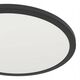 Ceiling LED lamp EGLO ROVITO-R IP44 18W 2700-6500K 2300lm black O39cm with remote control