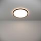 Ceiling LED lamp EGLO ROVITO-R IP44 18W 2700-6500K 2300lm black O39cm with remote control