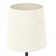 Table lamp EGLO FEBRES, 1xE27, 60W, black/white, O18cm, h44cm