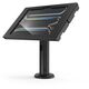 Compulocks iPad Pro M4 11" (2024), Apex Enclosure Tilting Stand 8" - Befestigungskit (Gehause, Aufstellung) - freiliegende Front-/Ruckkamera und Sensoren - fur Tablett - verriegelbar - Metall - Schwarz - Bildschirmgrosse: 27.9 cm (11") - fur Apple 11