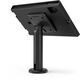 Compulocks iPad Pro M4 11" (2024), Apex Enclosure Tilting Stand 8" - Befestigungskit (Gehause, Aufstellung) - freiliegende Front-/Ruckkamera und Sensoren - fur Tablett - verriegelbar - Metall - Schwarz - Bildschirmgrosse: 27.9 cm (11") - fur Apple 11