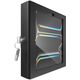 Compulocks iPad Pro M4 11" (2024), Apex Enclosure Tilting Stand 8" - Befestigungskit (Gehause, Aufstellung) - freiliegende Front-/Ruckkamera und Sensoren - fur Tablett - verriegelbar - Metall - Schwarz - Bildschirmgrosse: 27.9 cm (11") - fur Apple 11