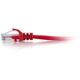 Kabel / 0,5 m Red CAT6 PVC Snagless UTP Patch