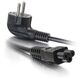Cbl/2m CEE 7/7 to IEC 60320 C5 Pwr Cord