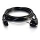 Cbl/2m CEE 7/7 to IEC 60320 C5 Pwr Cord
