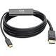 Eaton Tripp Lite Series USB-C to DisplayPort Cable, 4K @ 60Hz, Thunderbolt 3, USB Type C, USB-C, USB Type-C, 6' 6ft. - Adapterkabel - 24 pin USB-C (M) zu DisplayPort (M) - USB 3.1 Gen 1 / Thunderbolt 3 / DisplayPort 1.2 - 1.83 m - 4K Unterstutzung