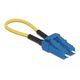 Delock LWL Loopback Adapter LC / UPC Singlemode blau