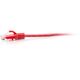 C2G 10ft (3m) Cat6a Snagless Unshielded (UTP) Slim Ethernet Network Patch Cable - Red - Patch-Kabel - RJ-45 (M) zu RJ-45 (M) - 3 m - 4.8 mm - UTP - CAT 6a - geformt, ohne Haken - Rot