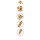 WOOD SCREW TXKMWHT-60260 6X260MM (100)
