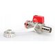Diamond kurek kulowy c.o. spustowy, ze złączką do węża LUX 1/2", chrom ART.809-1/2.CH