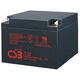 CSB Μπαταρίες μολύβδου GP12260 12V/26Ah Οδηγός (VRLA) 9 Ah