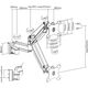 InLine® Ανυψωτήρας Slatwall για οθόνη, ασημί