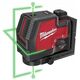 MILWAUKEE. ΣΤΑΥΡΩΤΟ LASER L4CLLP-301C + ΚΑΘΕΤΟ 30m ΠΡΑΣΙΝΗ ΜΠΑΤΑΡΙΑ USB %%%