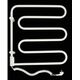 Πετσετοθήκη WELLMER Angis E560-3BB, 560 x 520 mm, ηλεκτρική, 75 W