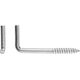 SCREW HOOK 20X2,0X7X10 ZINC PLAT/10PCS