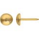 UPHOLSTERY NAIL 8 BRASS PLATED/ 55PCS