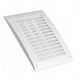 GRILLE PLASTIC ADJUSTABLE 250X170, WHITE