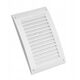 GRILLE PLASTIC ADJUSTABLE 250X170, WHITE