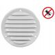 GRILLE METAL D100, WHITE