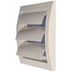 GRILLE PLASTIC 190X190/D125,WHITE
