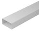VENTILATION DUCT 110X55 0,5M ABS WHITE