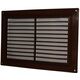 GRILLE VENTILATION 250X170, BROWN