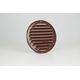 GRILLE METAL D125, BROWN
